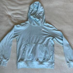 Pale blue nike sweatshirt